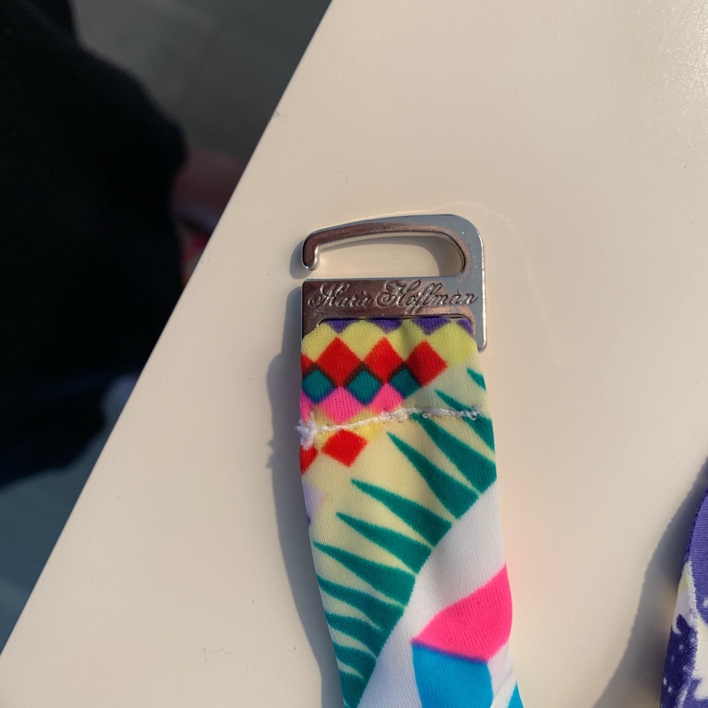 Mara Hoffman Flutter Bikini Top! Size Medium - image 4